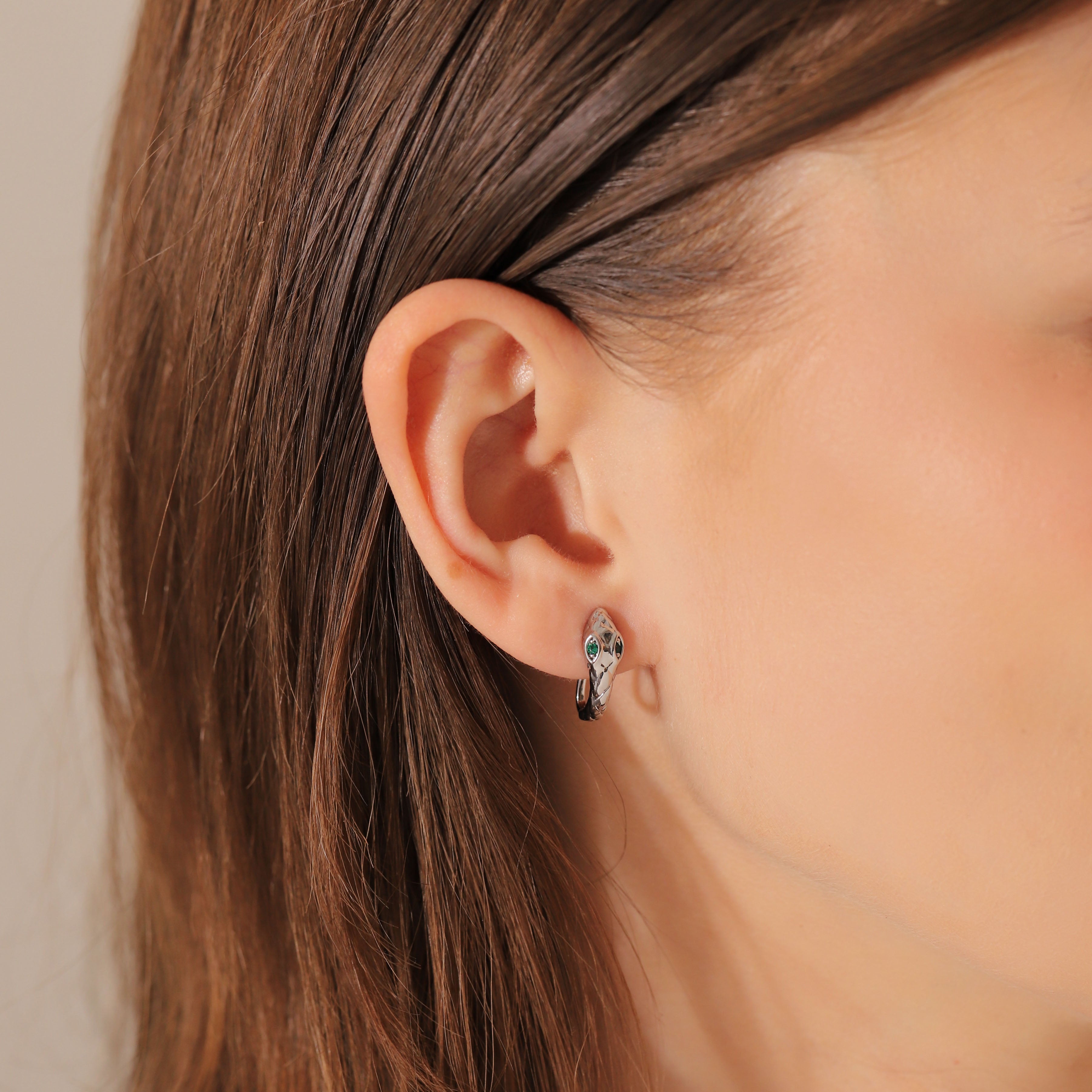 Snake Clip On Earrings