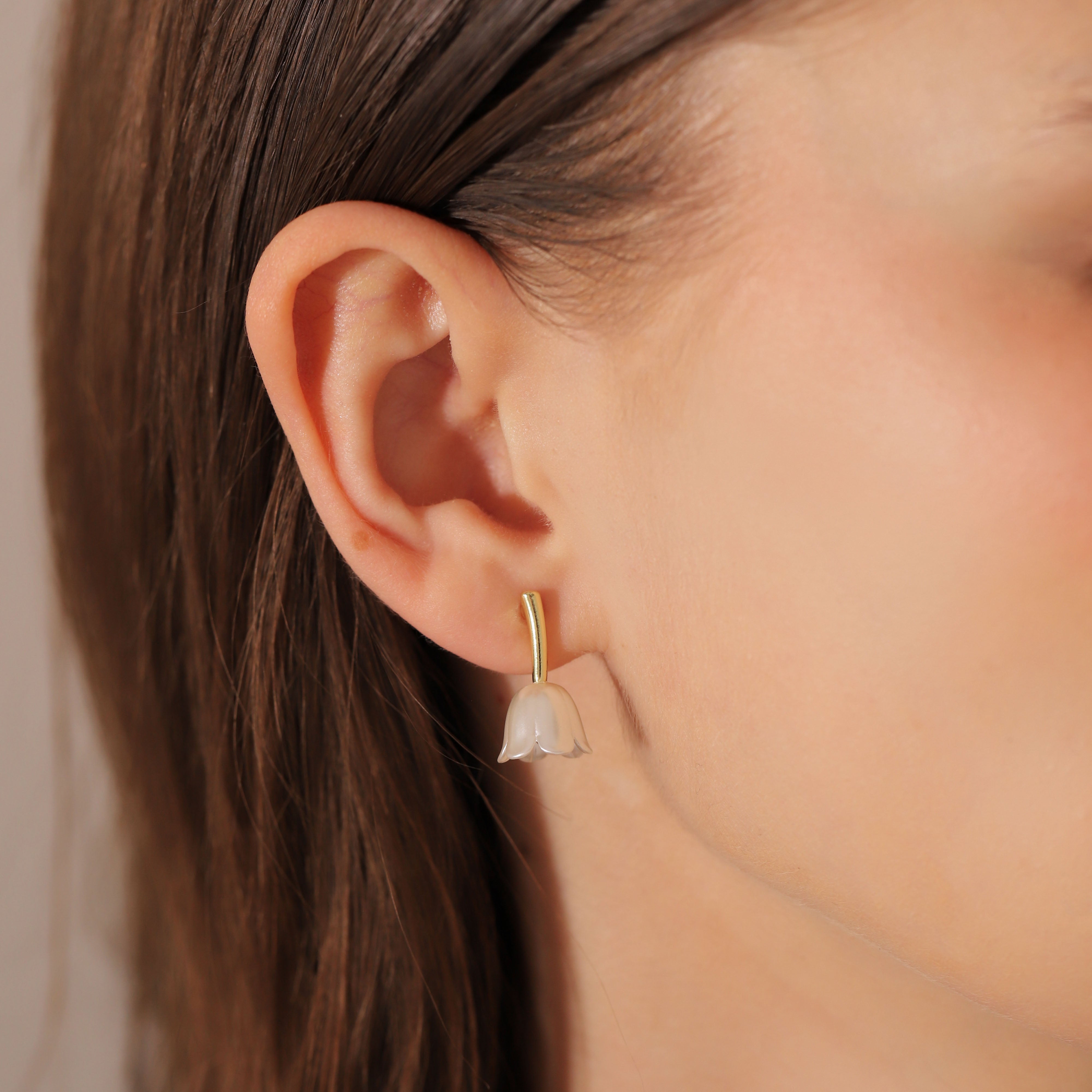 Tulip Clip On Earrings