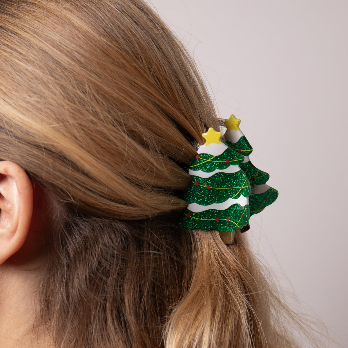 Christmas Tree Claw Clip