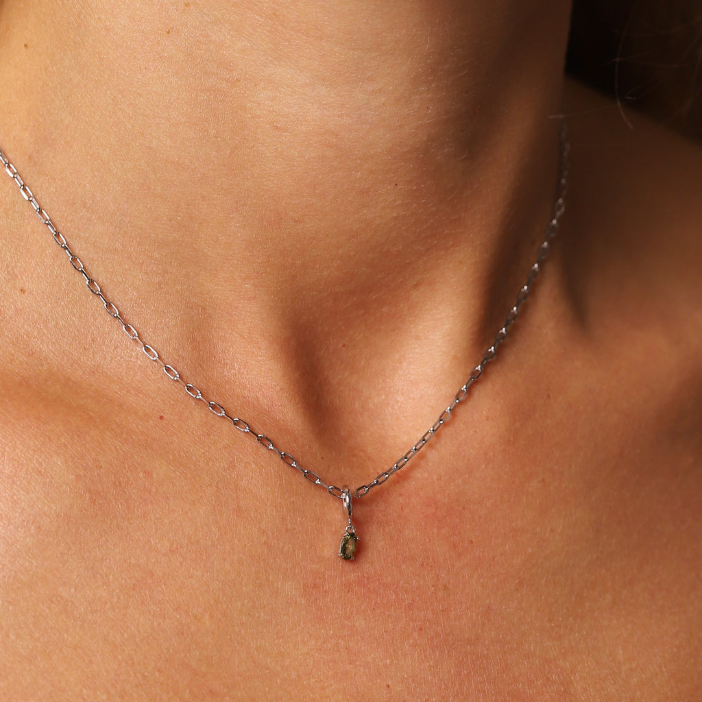 August Birthstone Necklace