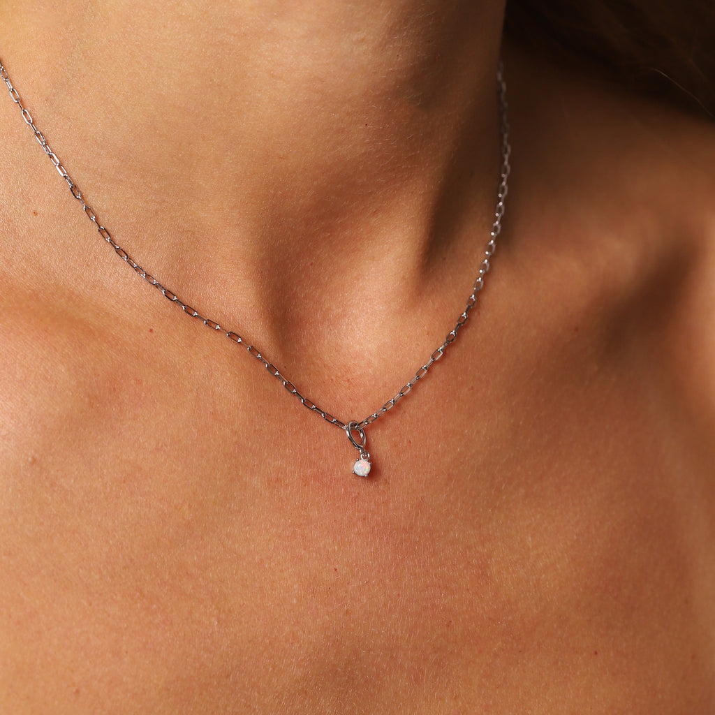 October Birthstone Necklace