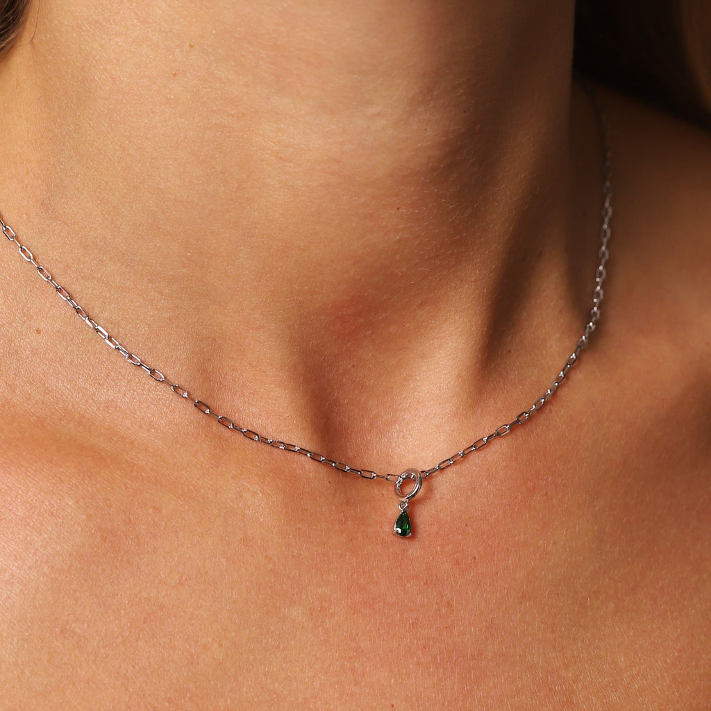 May Birthstone Necklace