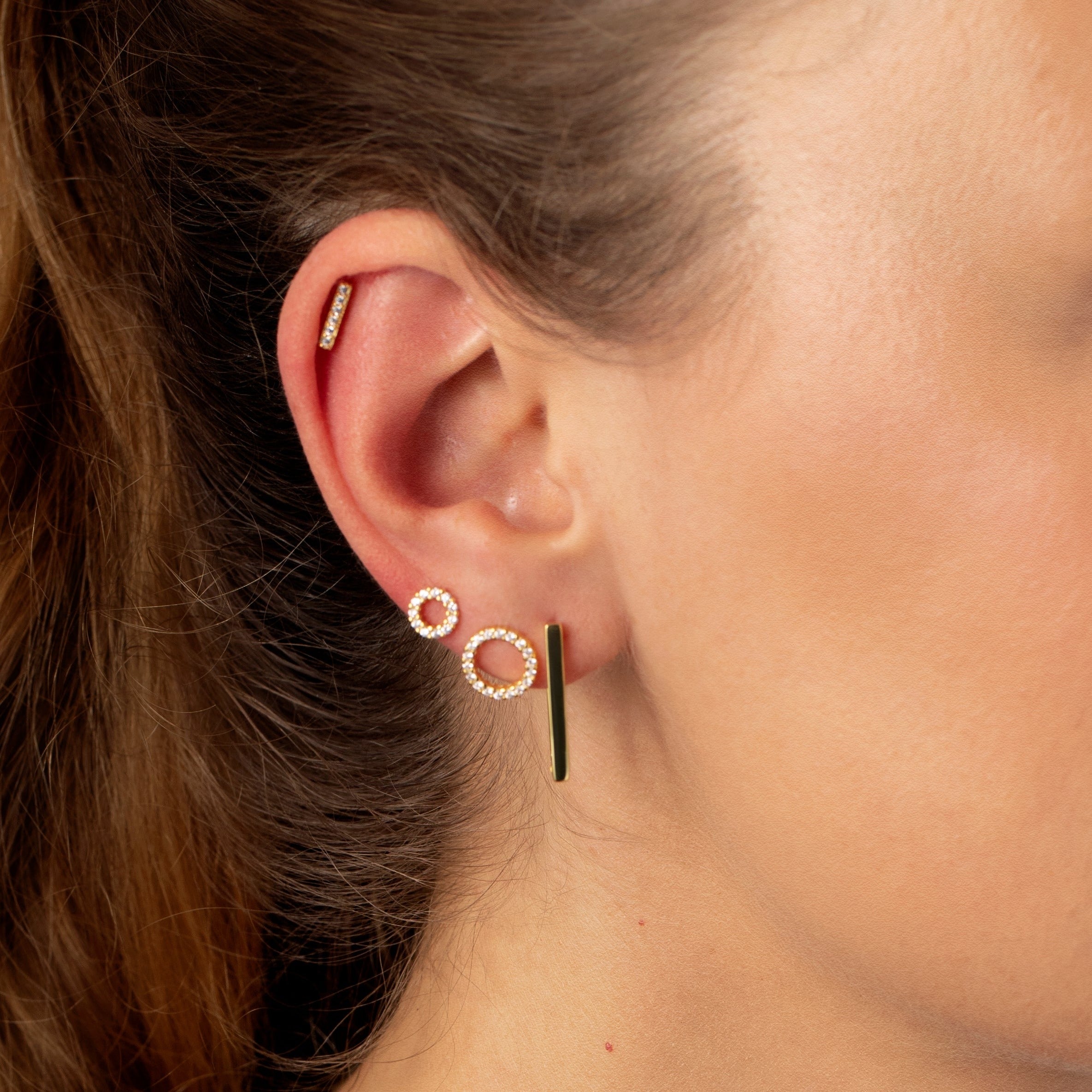 Rectangle Hoop Earrings