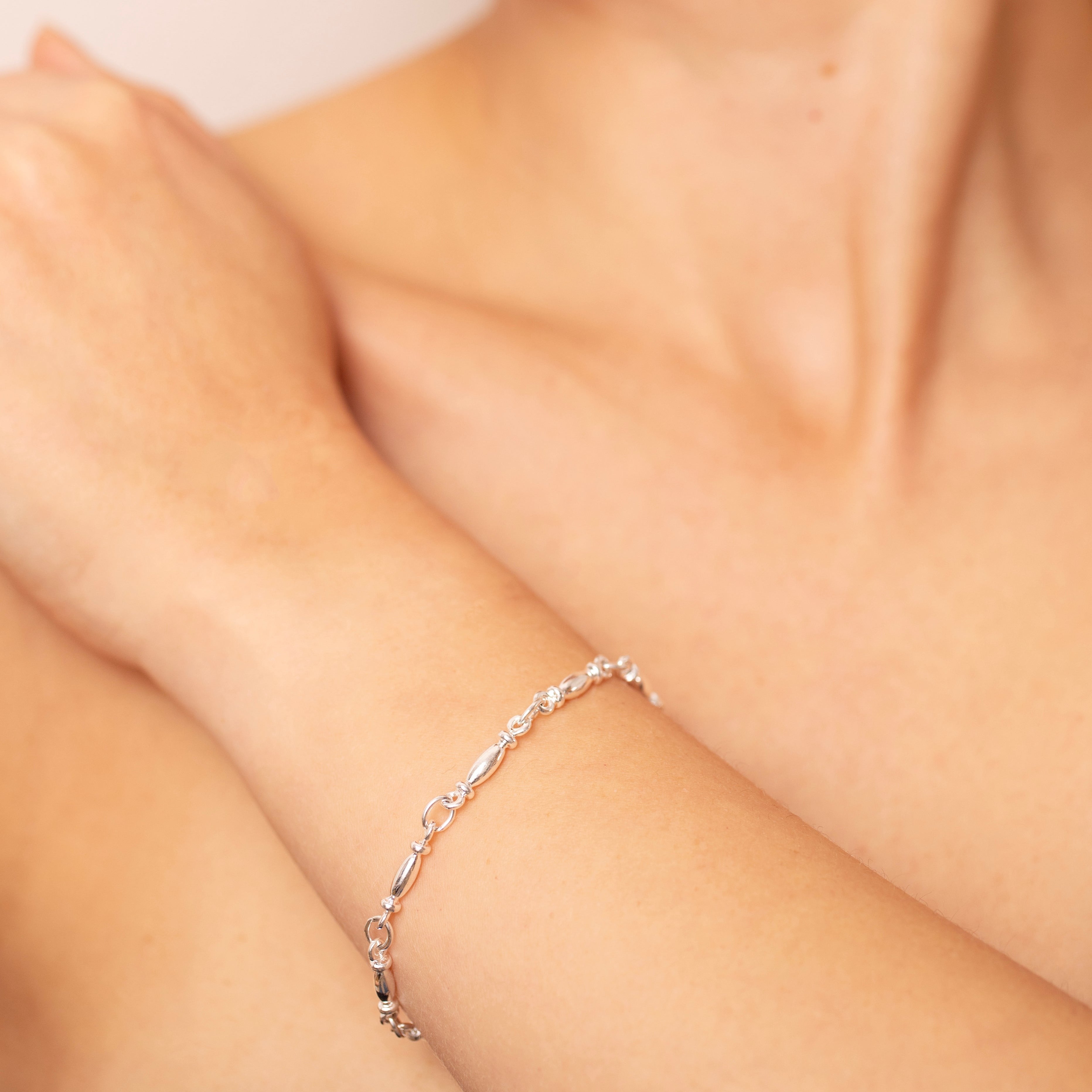 Vintage Silver Link Bracelet