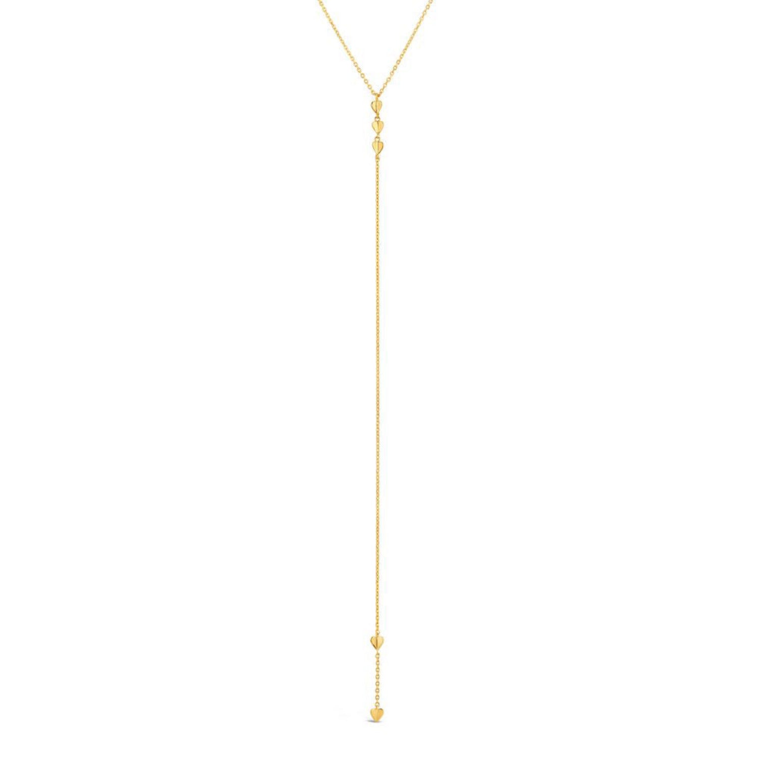 Little Hearts Lariat Necklace