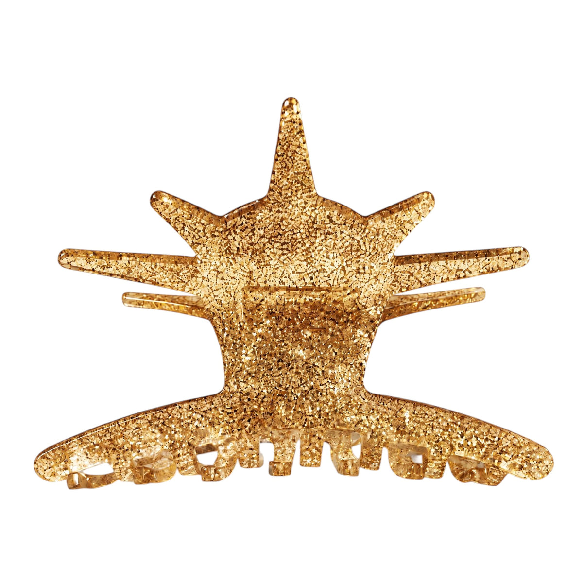 Gold Liberty Star Claw Clip