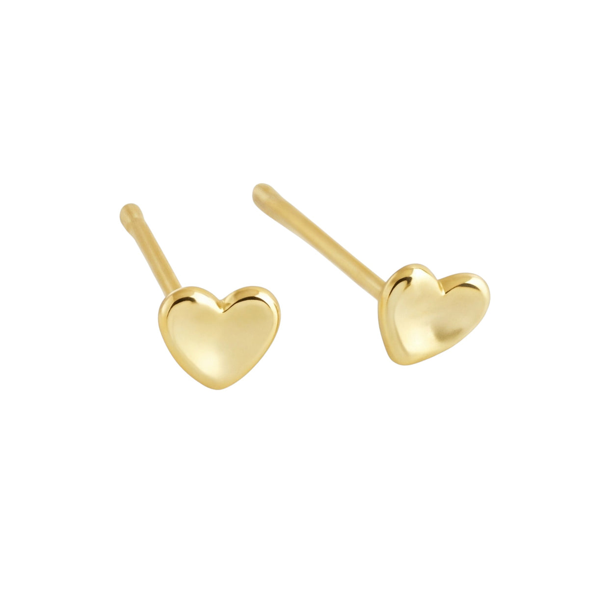 Tiny Heart Stud Earrings
