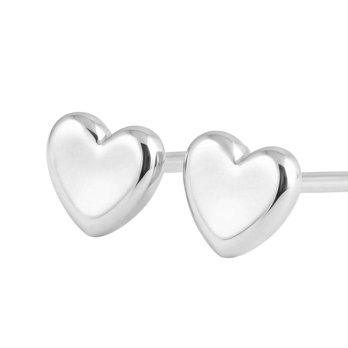 Tiny Heart Stud Earrings