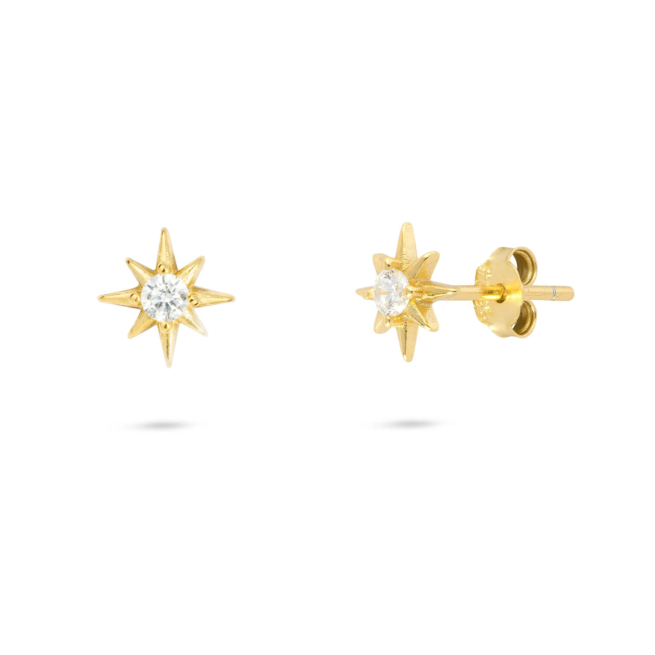 Little Starburst Stud Earrings