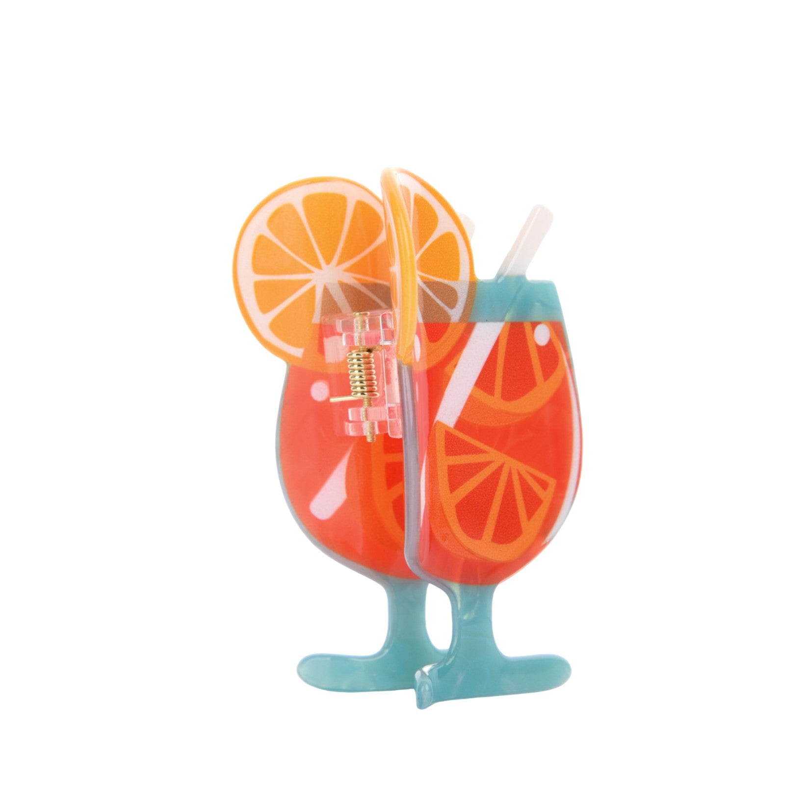 Orange Spritz Claw Clip