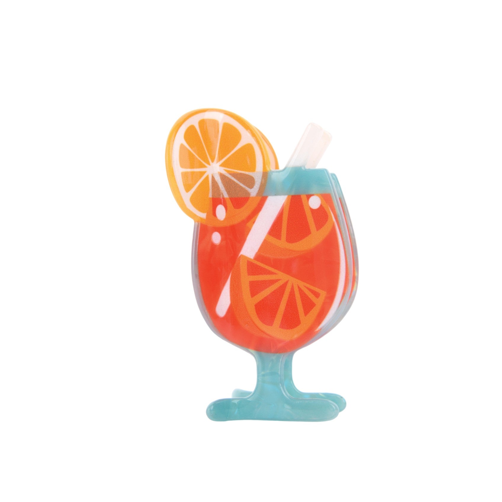 Orange Spritz Claw Clip