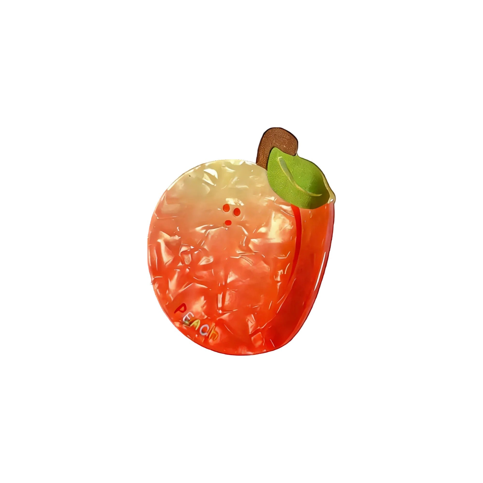 Peach Claw Clip