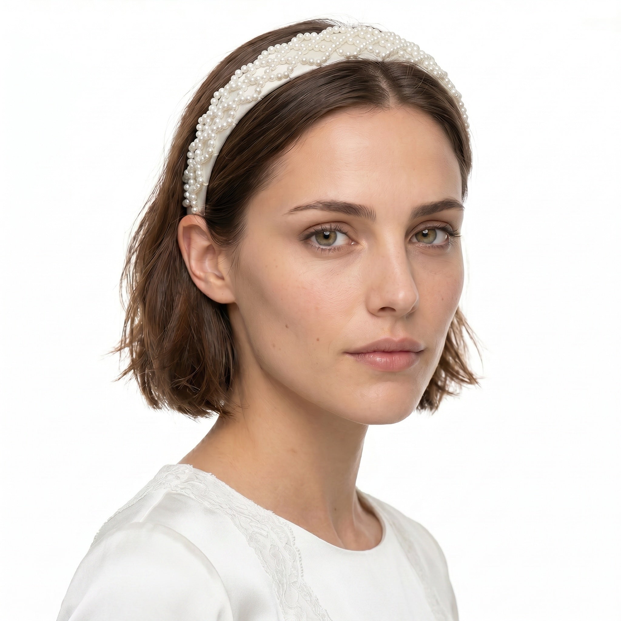 Pearl Lattice Style Headband
