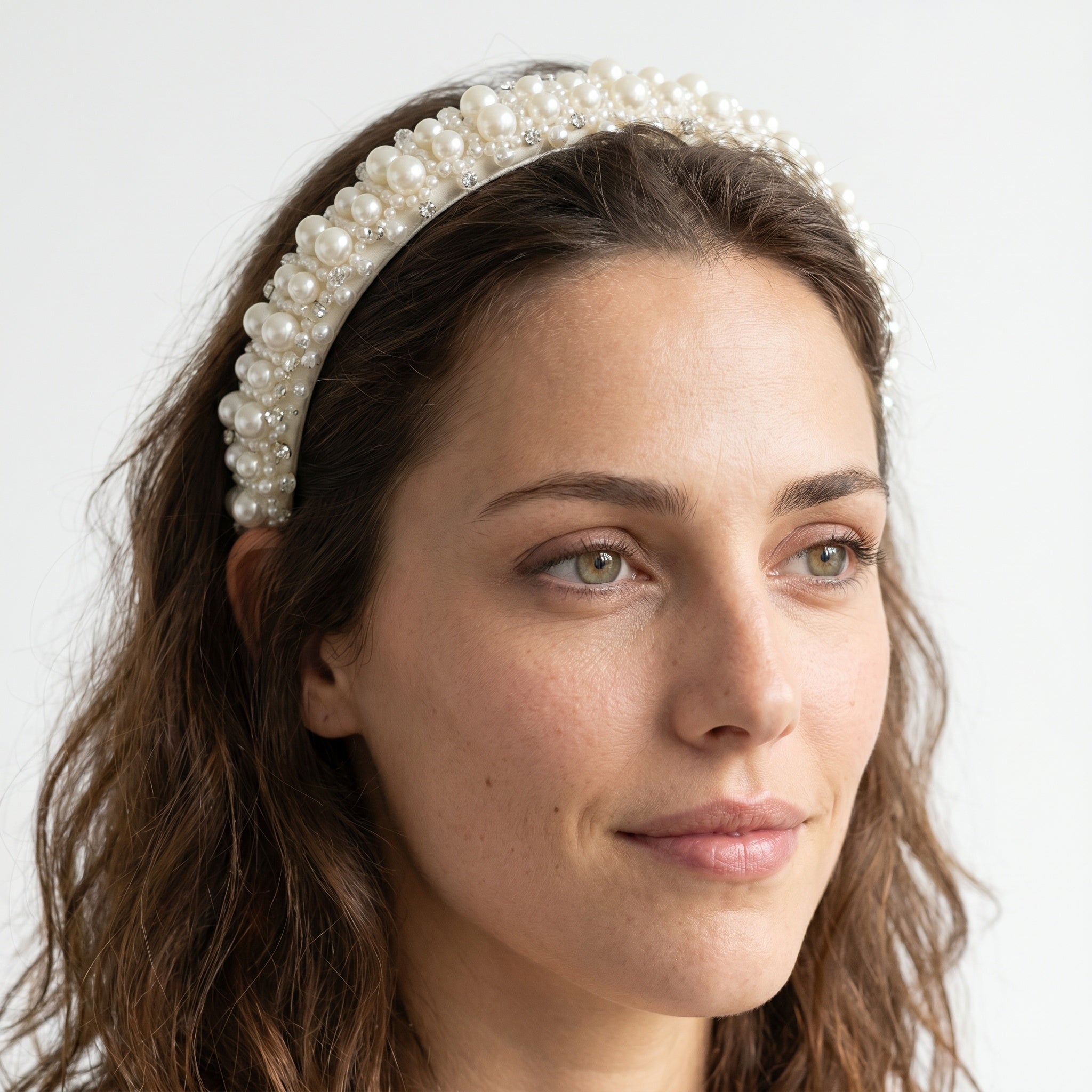 Pearl & Bead Padded Headband