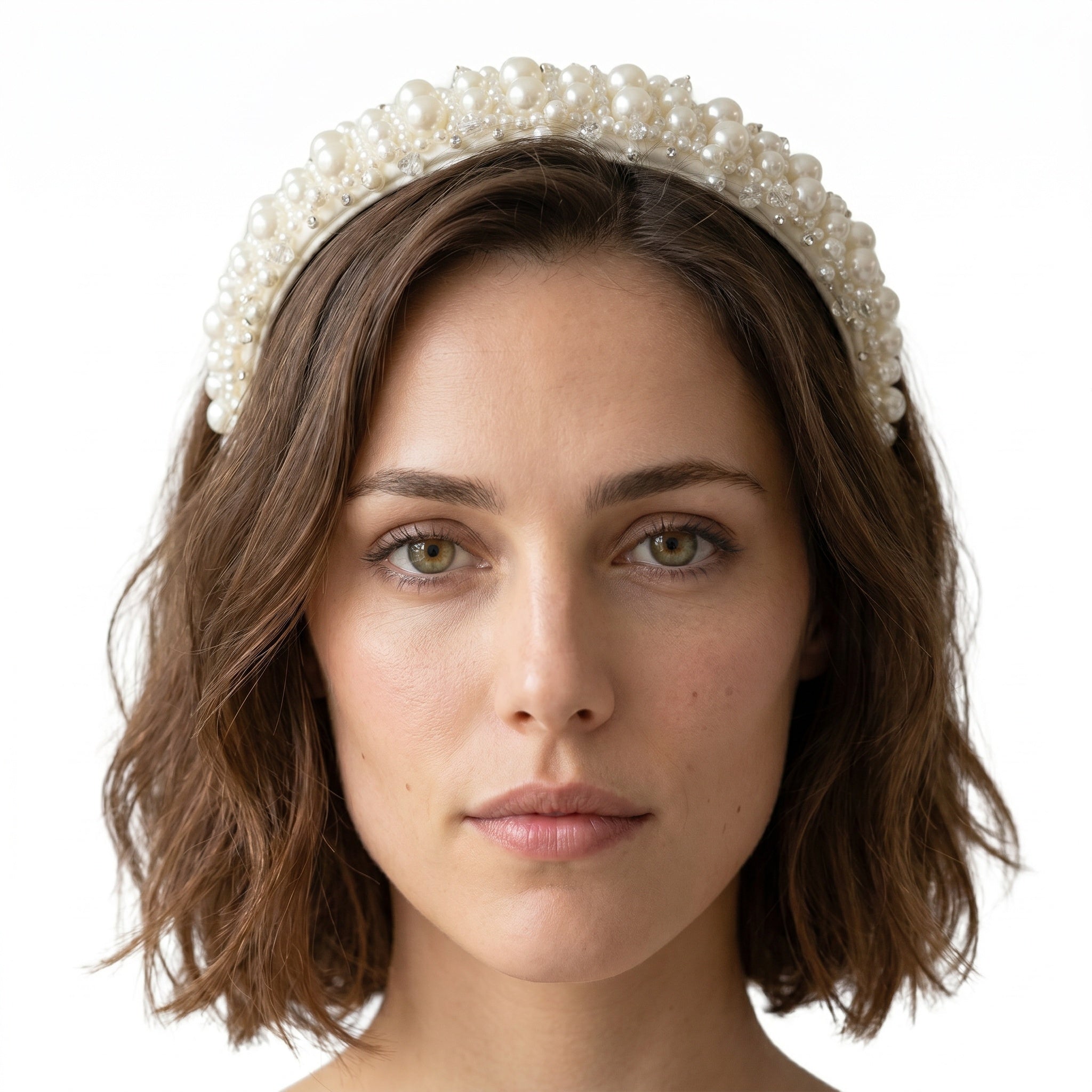 Pearl & Bead Padded Headband