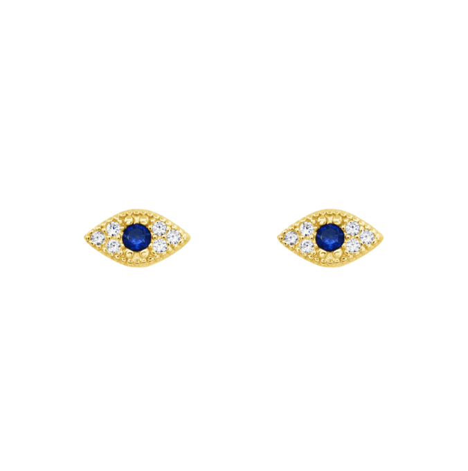 Lucky Evil Eye Stud Earrings