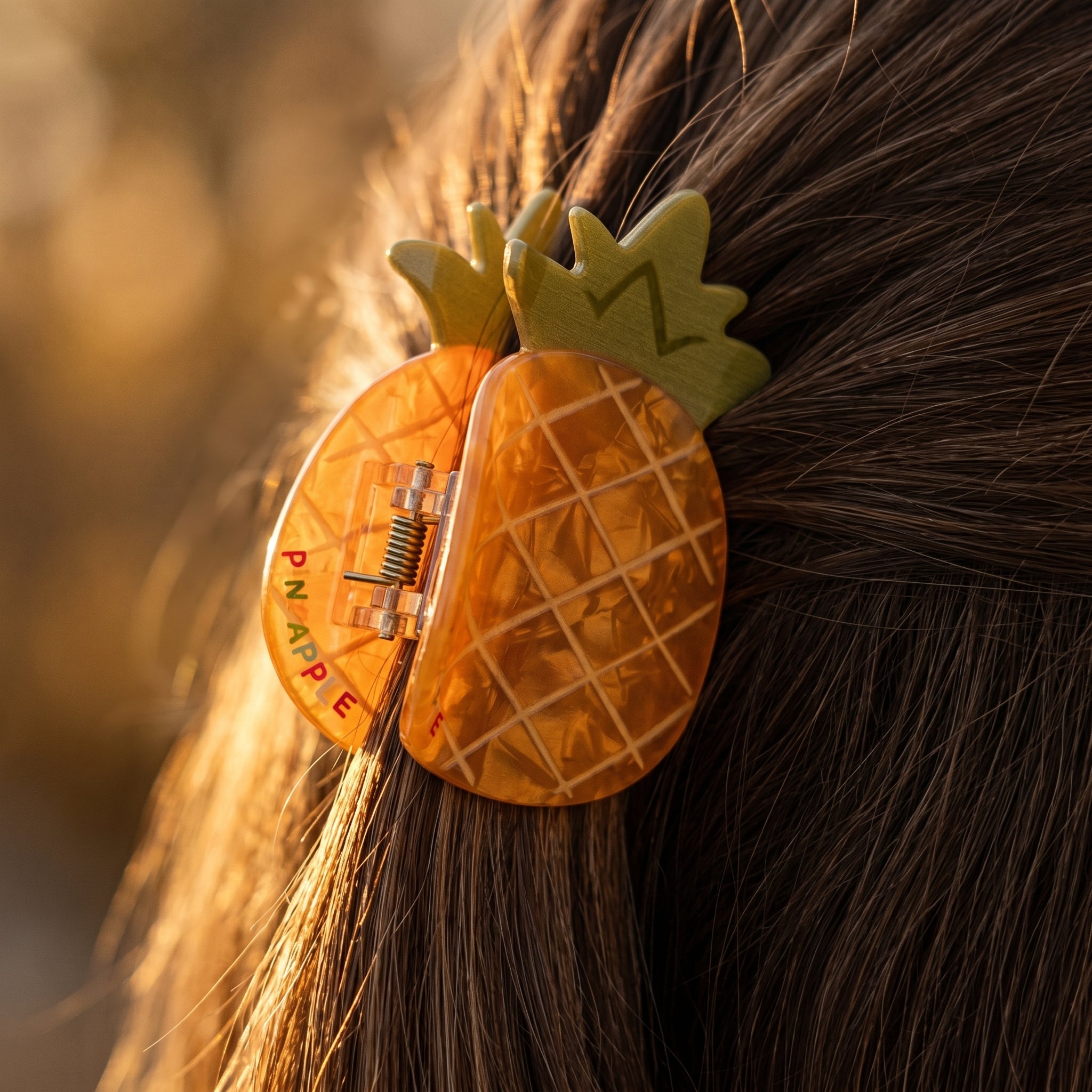 Pineapple Claw Clip