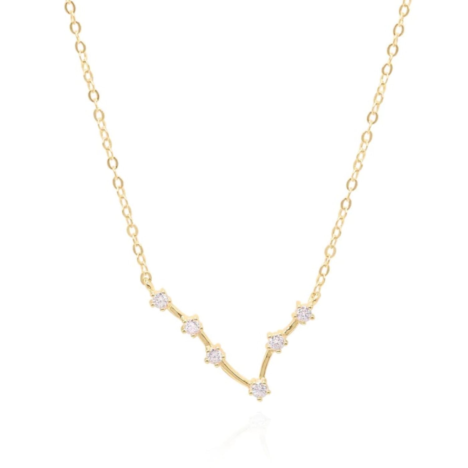 Pisces Zodiac Constellation Necklace