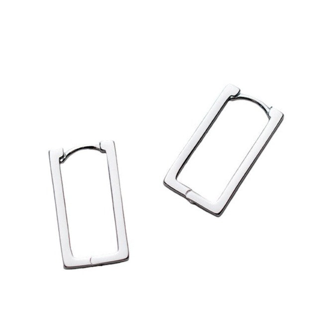 Rectangle Hoop Earrings