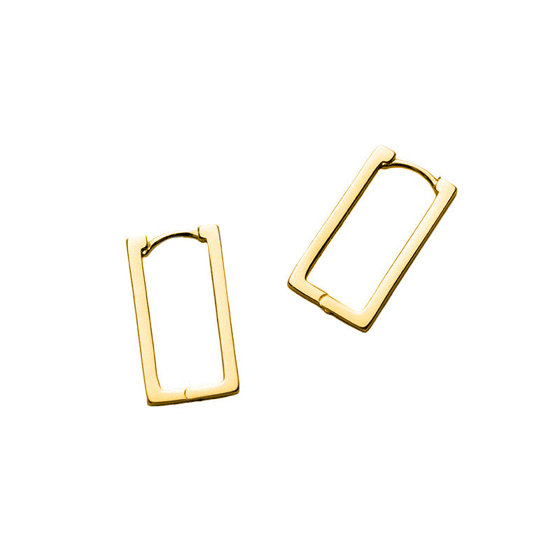 Rectangle Hoop Earrings