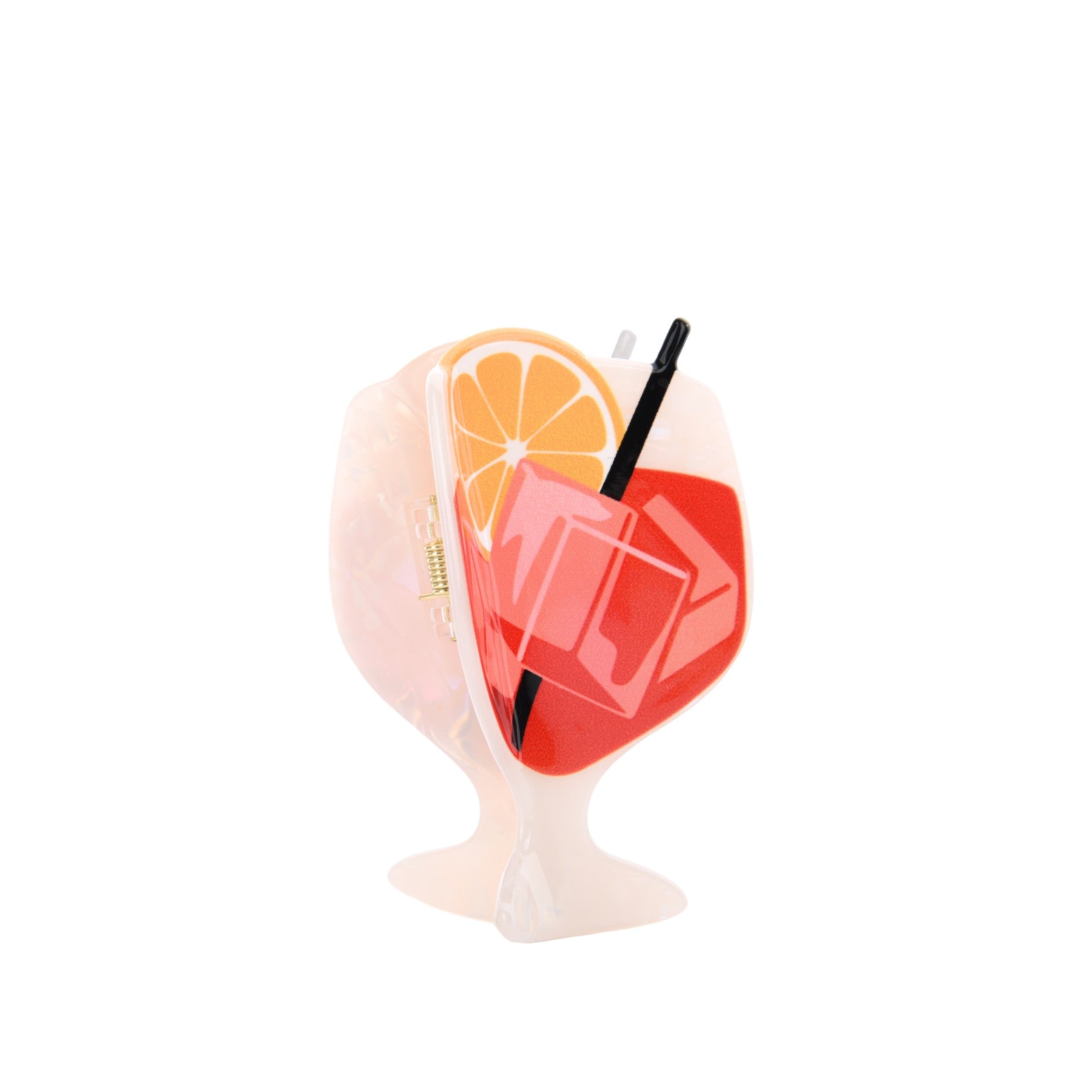 Red Spritz Claw Clip