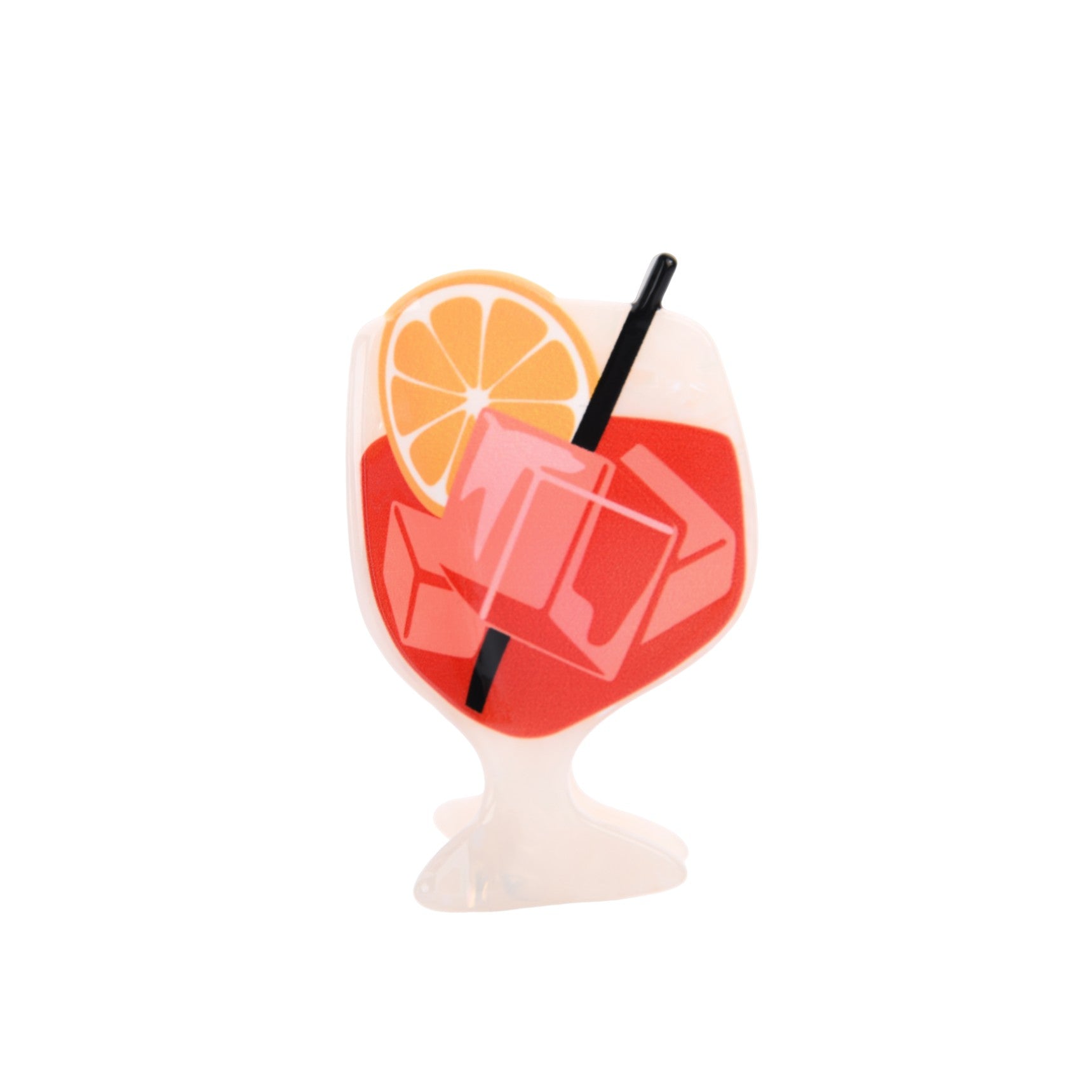 Red Spritz Claw Clip