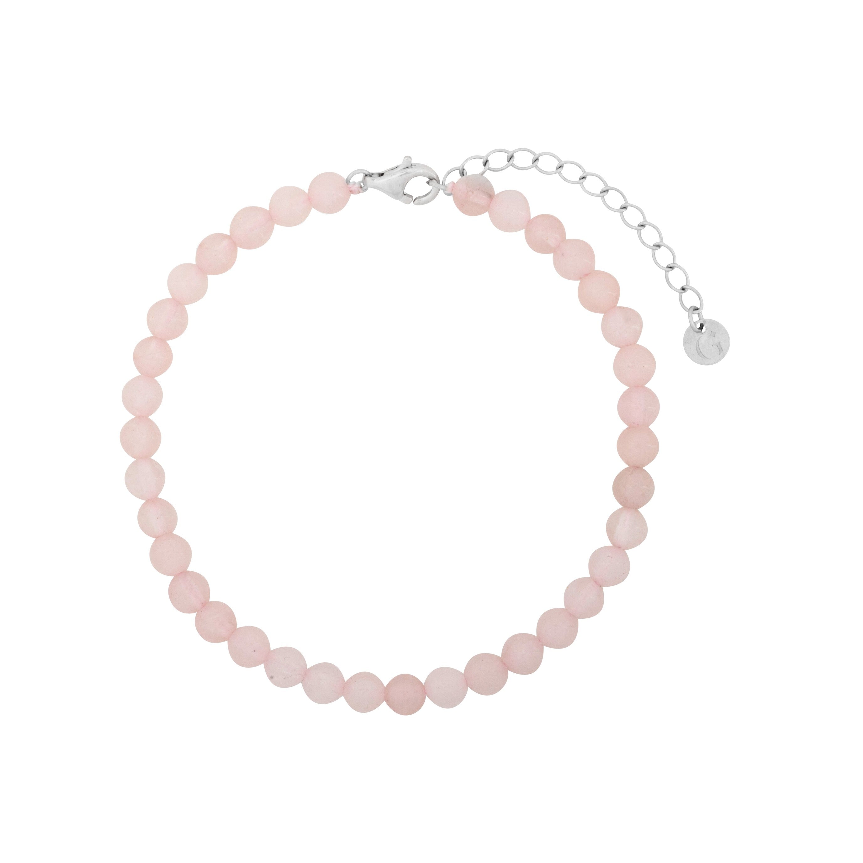 Rose Quartz Beaded Bracelet