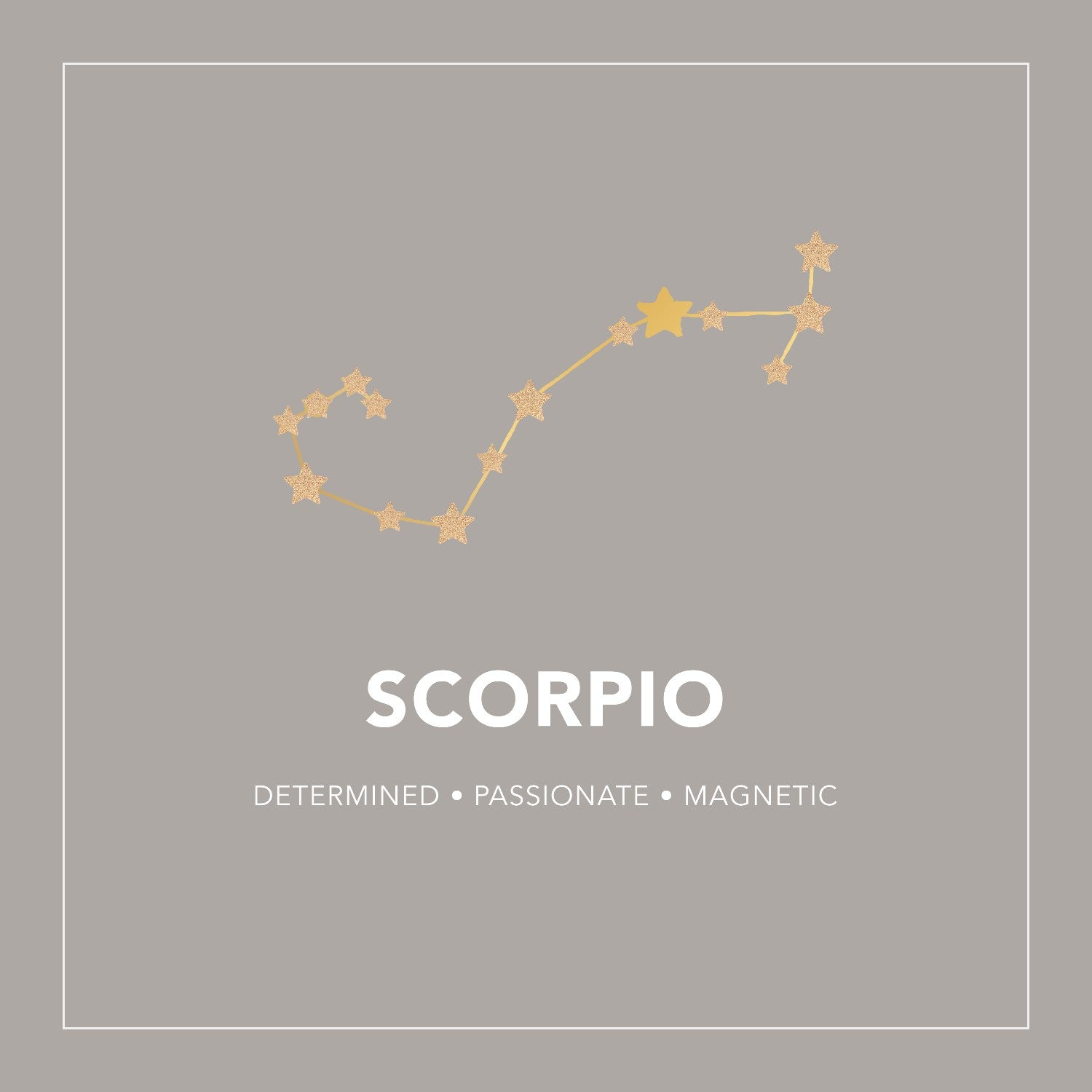 Scorpio Zodiac Constellation Earrings