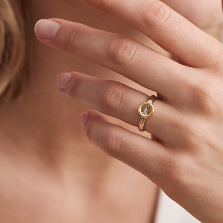 Two Tone Door Knocker Ring