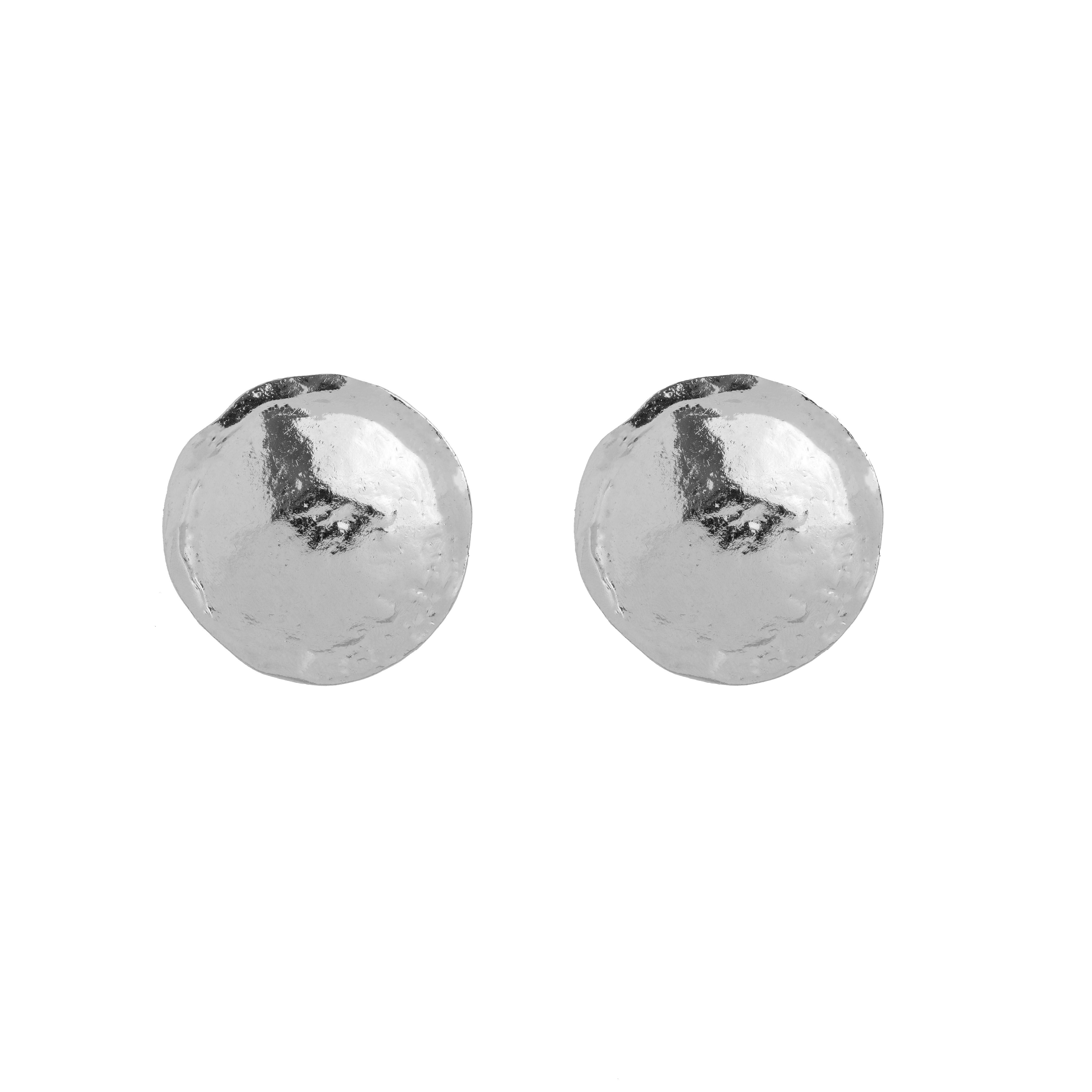 Vintage Disc Clip-On Earrings