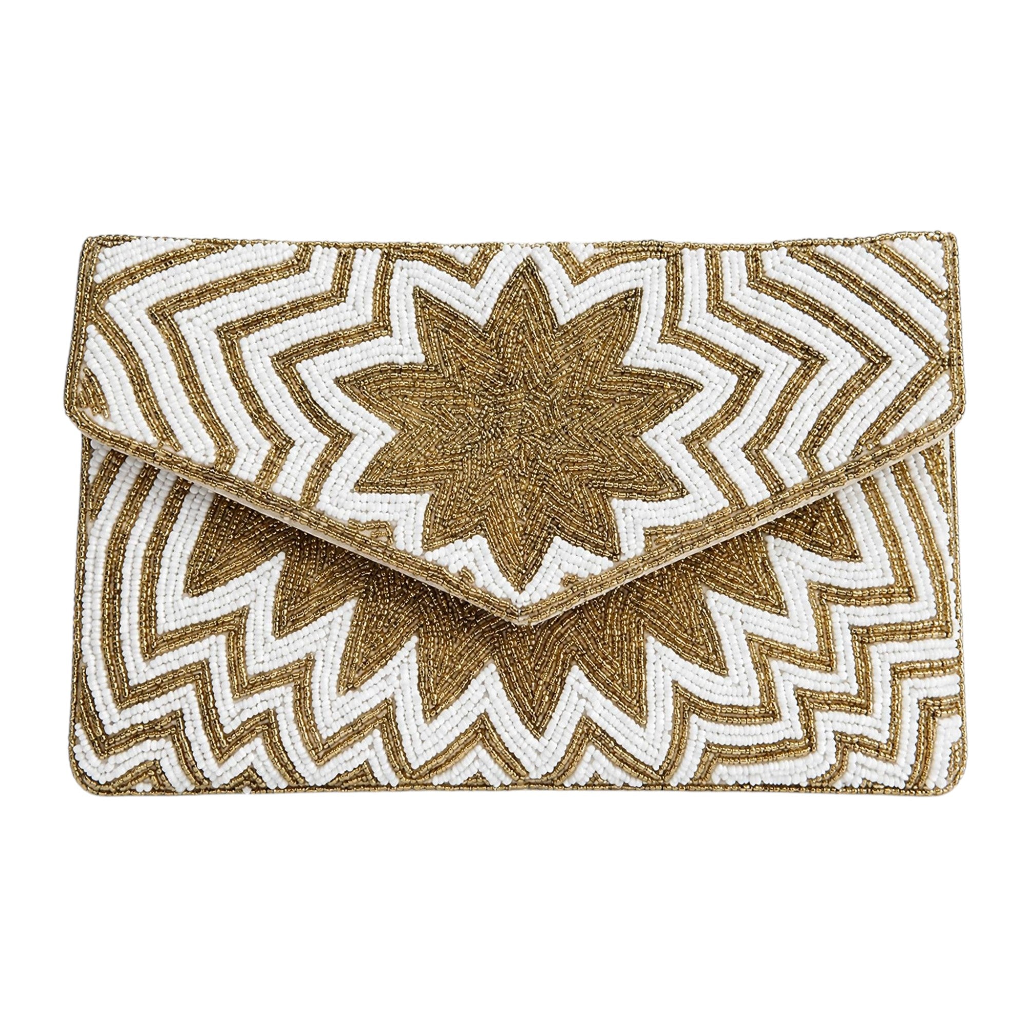 Star Beaded Clutch Bag
