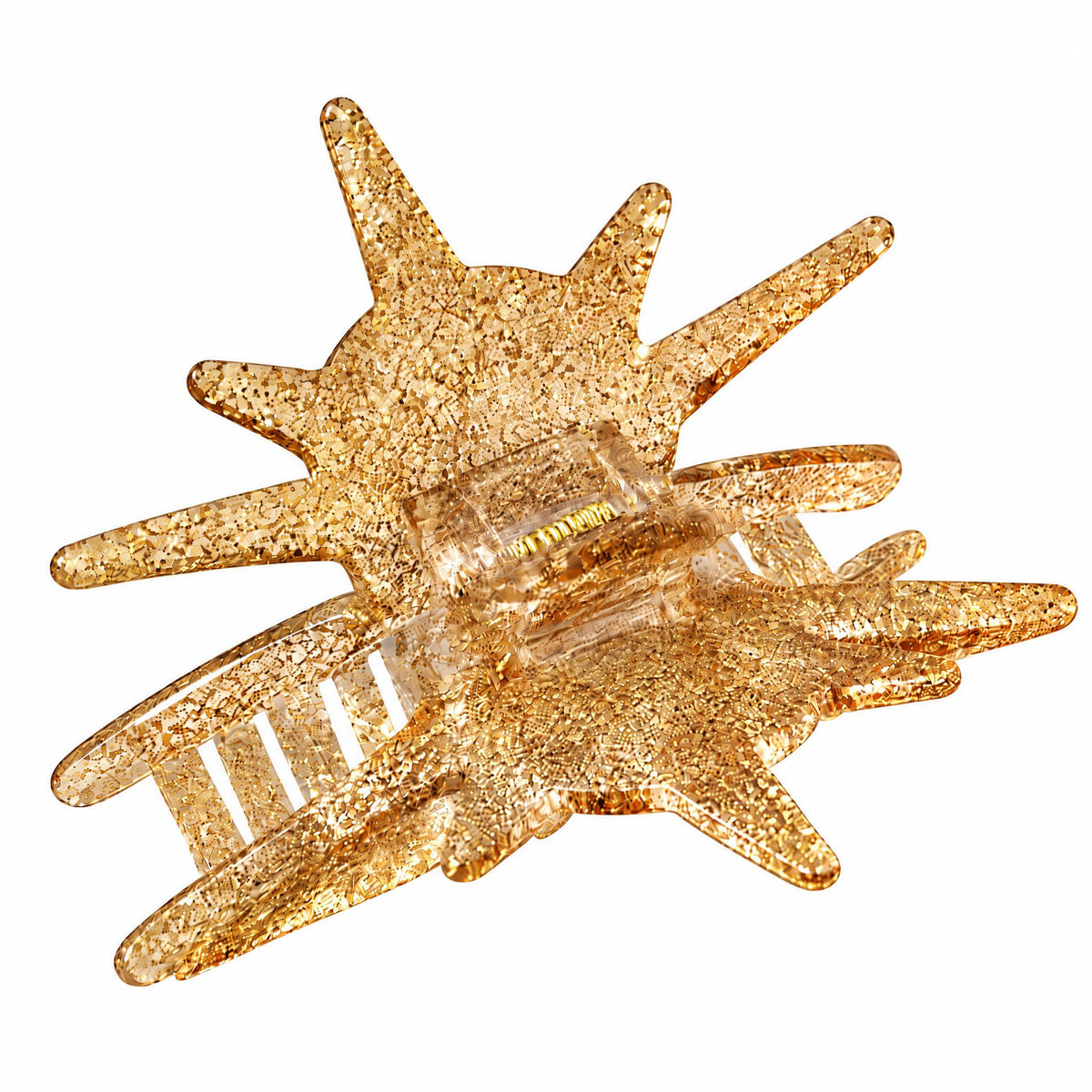 Gold Liberty Star Claw Clip