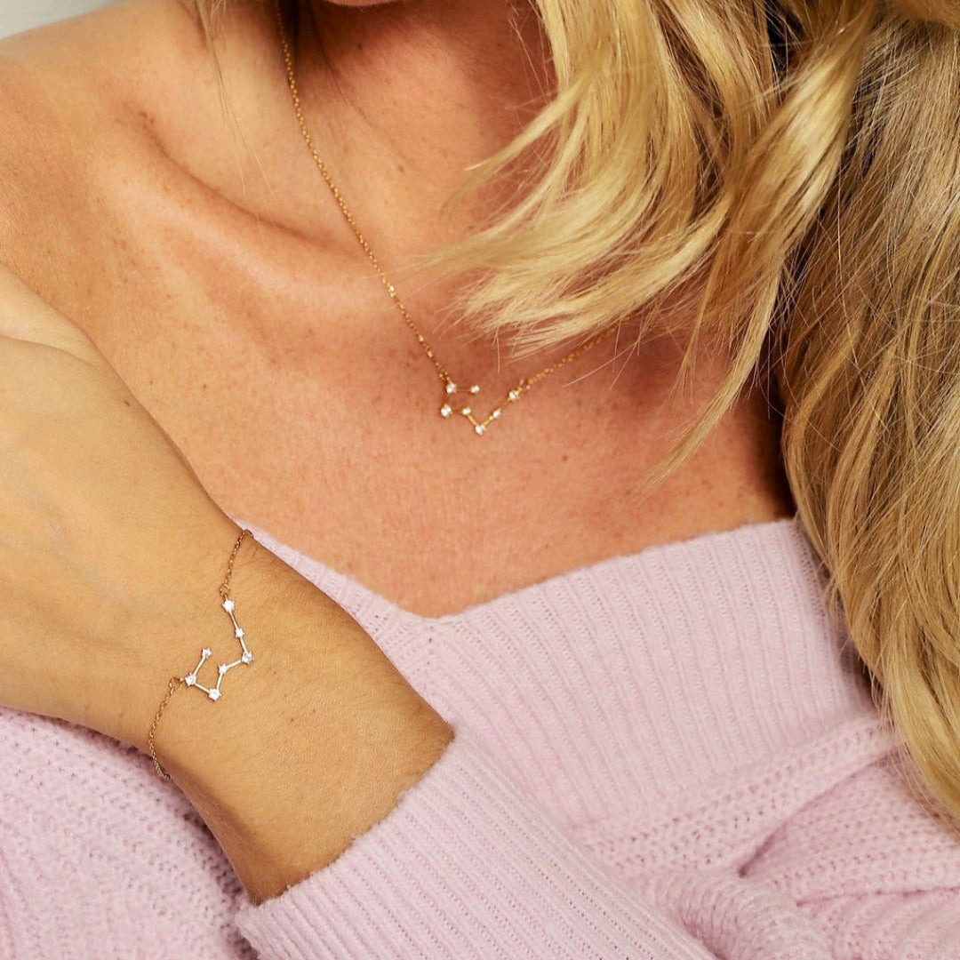 Taurus Zodiac Constellation Necklace