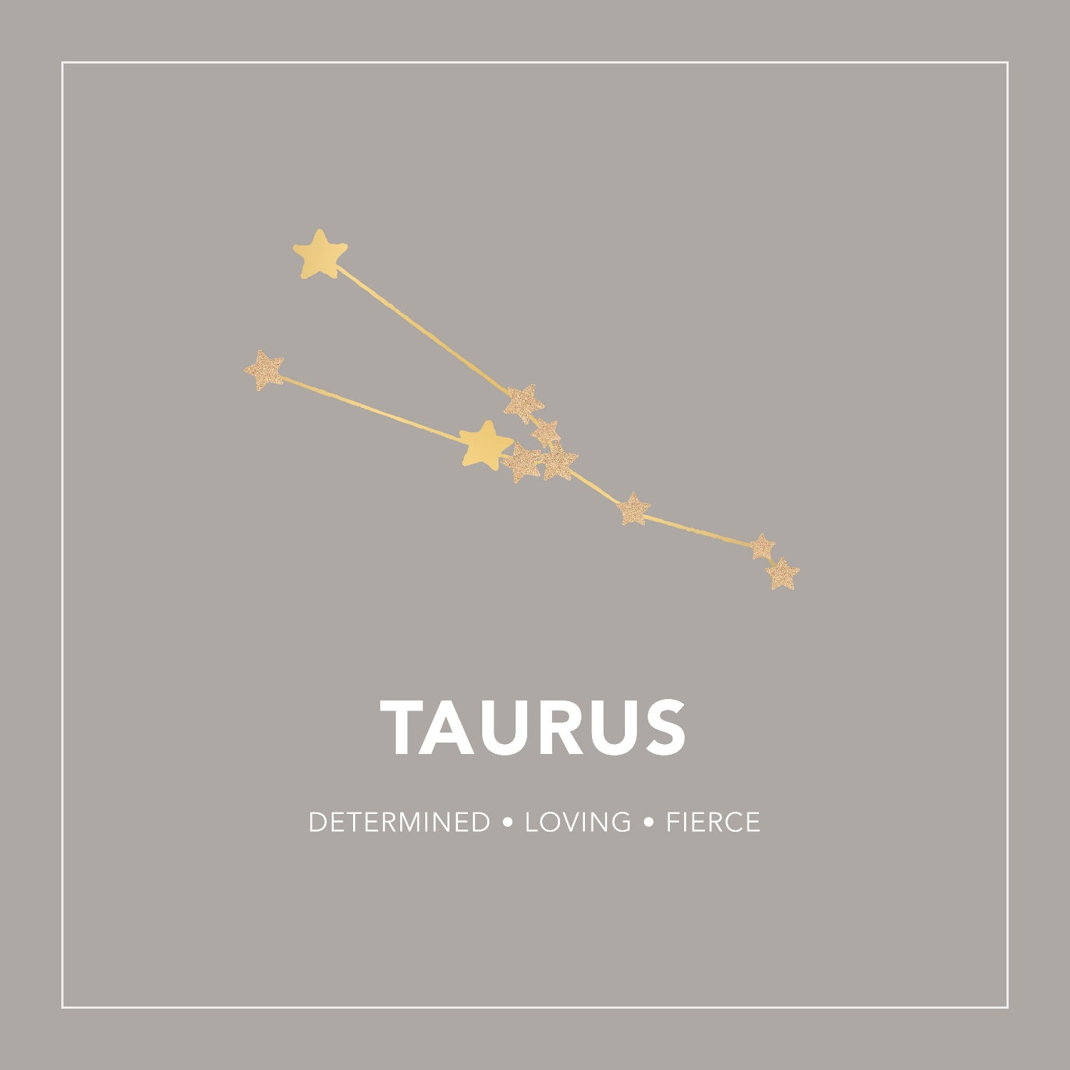 Taurus Zodiac Constellation Bracelet