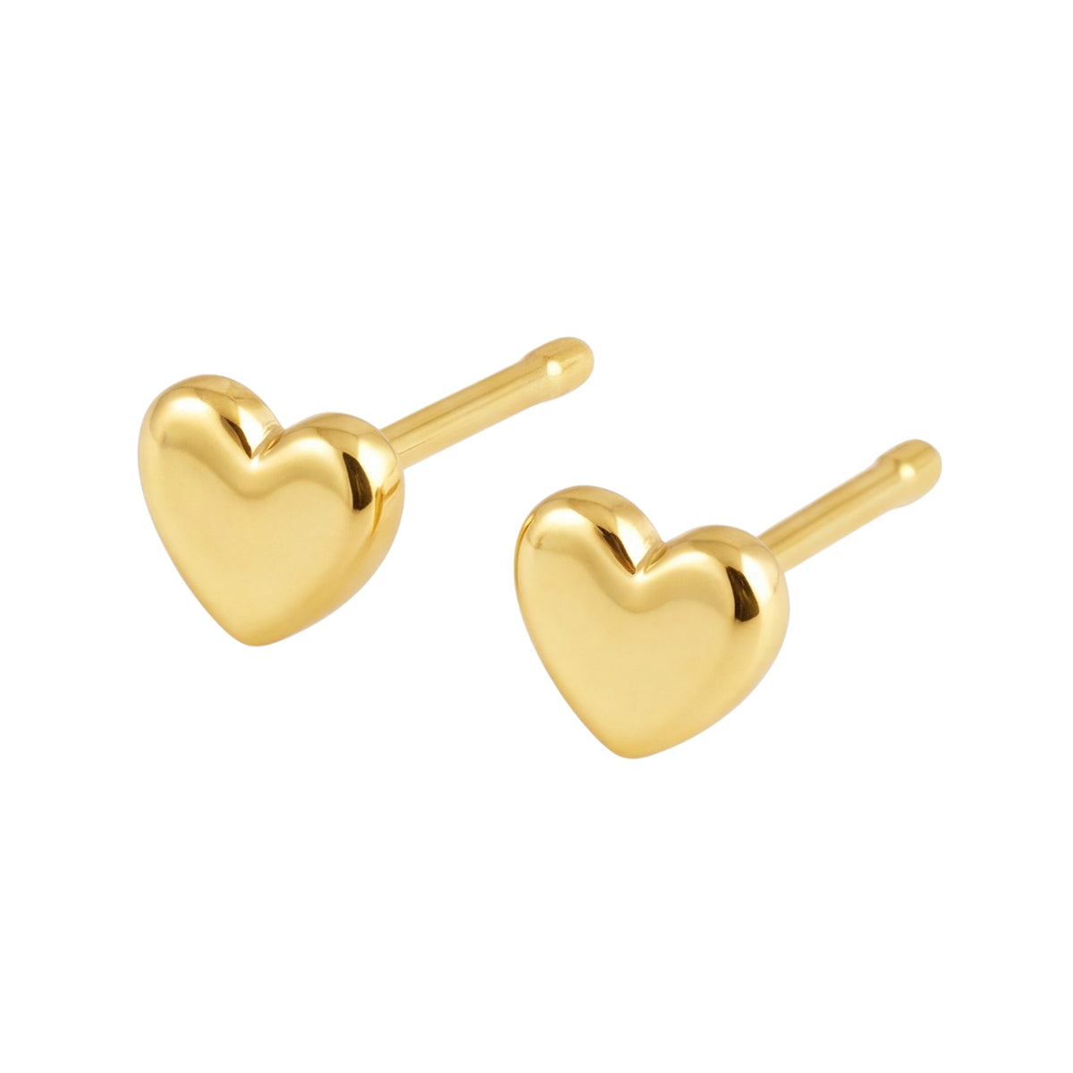 Tiny Heart Stud Earrings