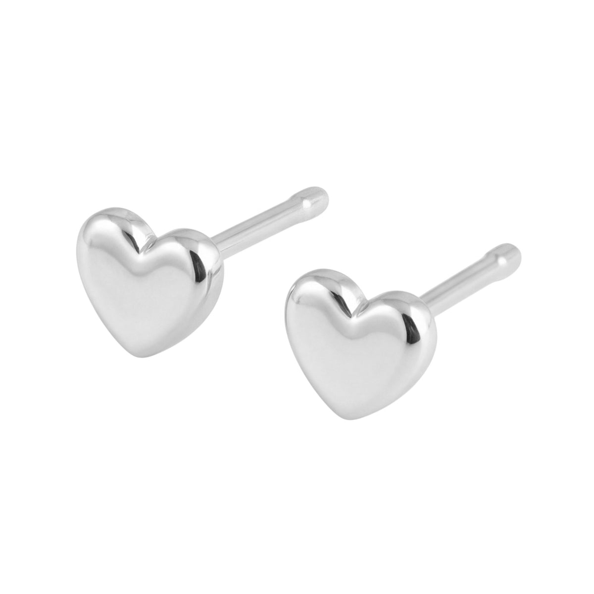 Tiny Heart Stud Earrings