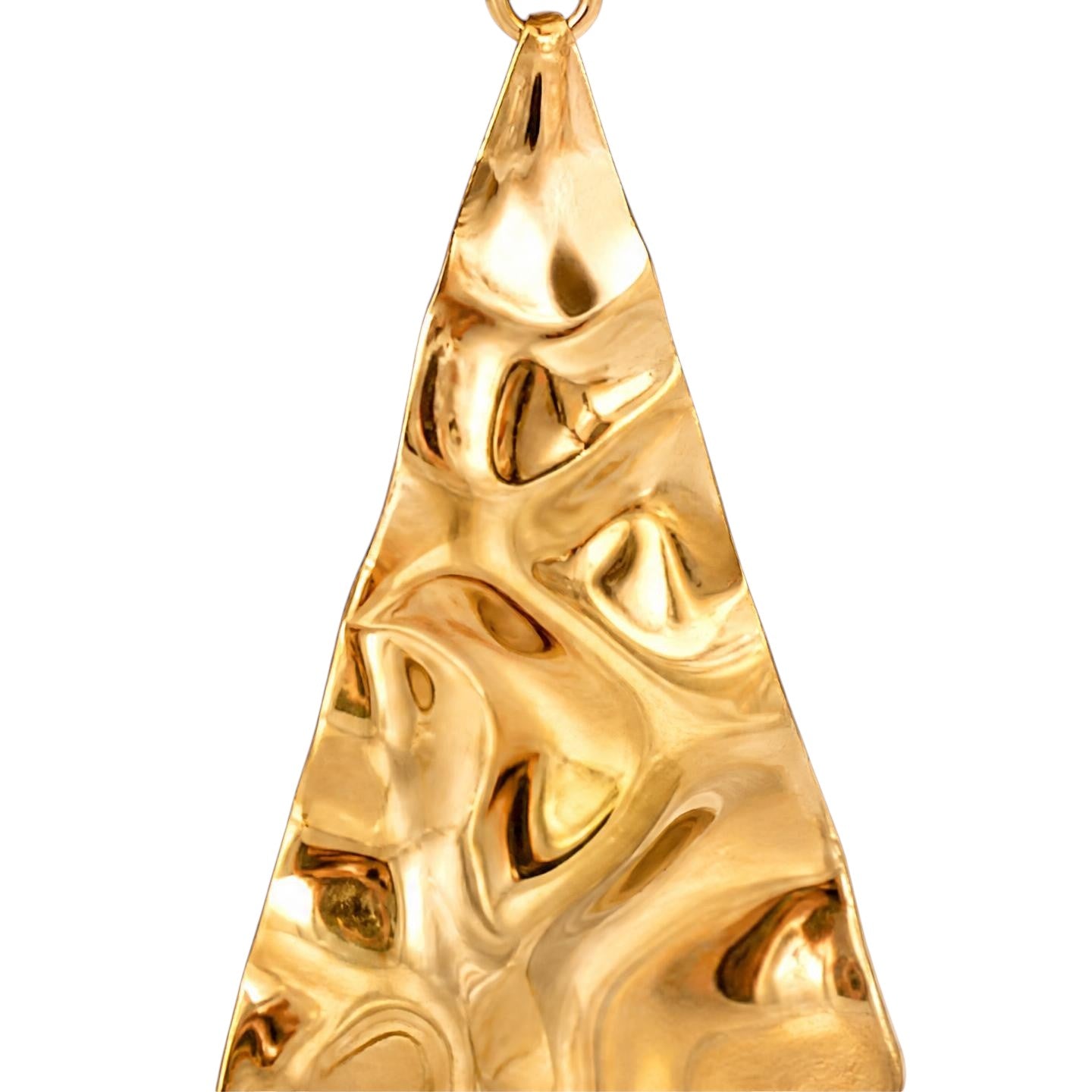 Vintage Triangle Statement Earrings