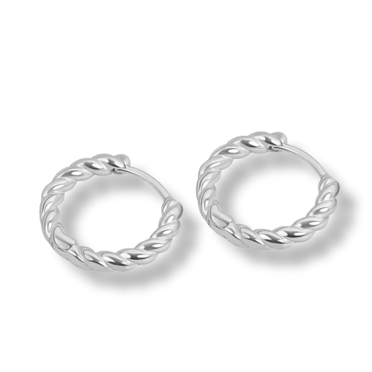 Twist Hoop Earrings