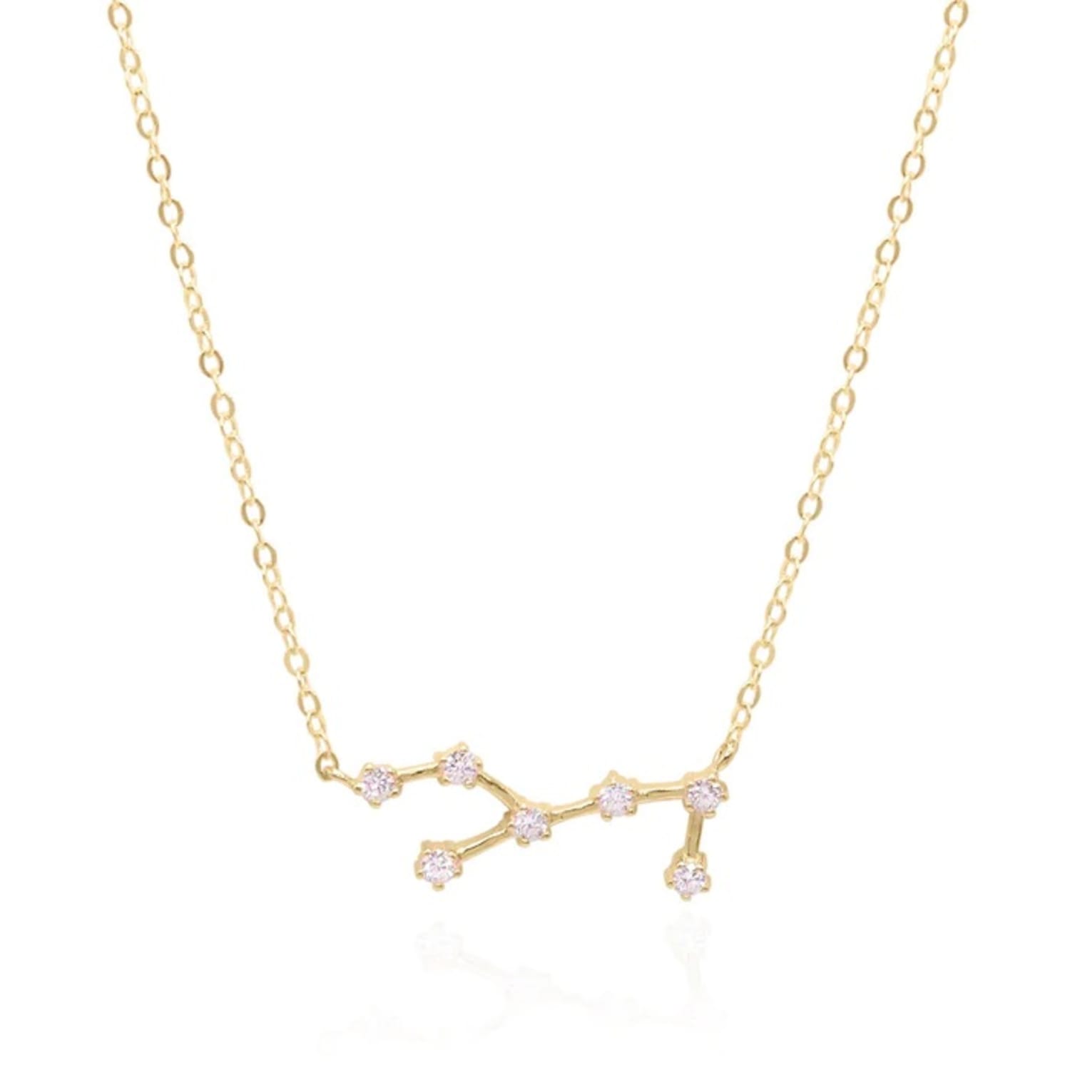 Virgo Zodiac Constellation Necklace