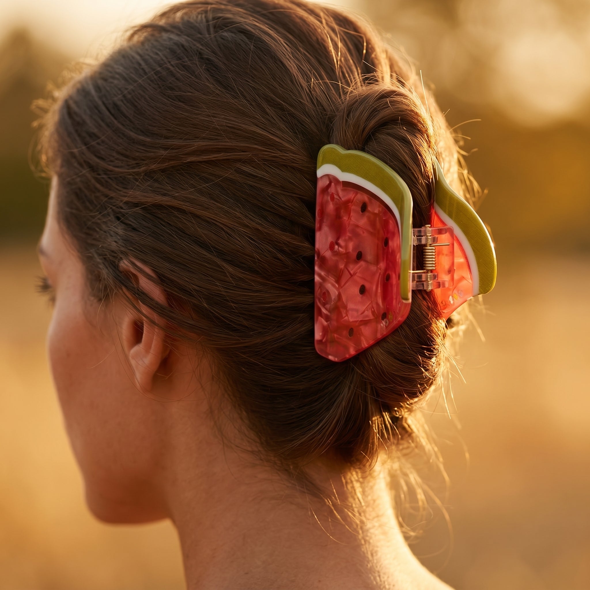 Watermelon Claw Clip
