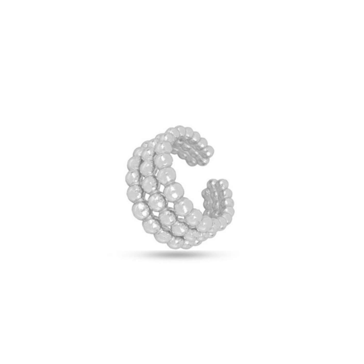 Triple Layer Beaded Ear Cuff