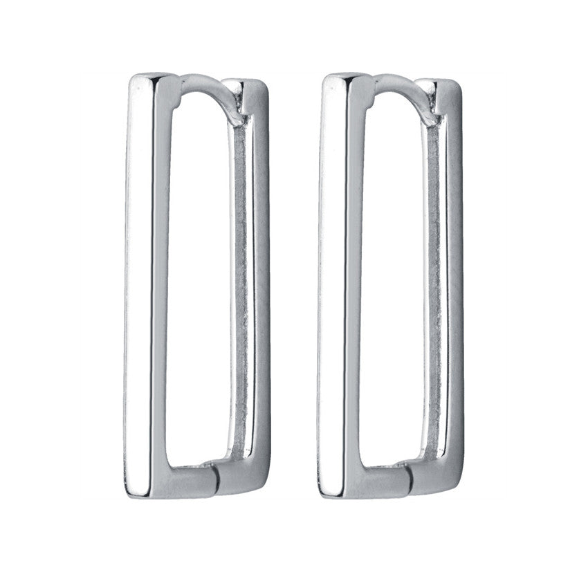 Rectangle Hoop Earrings