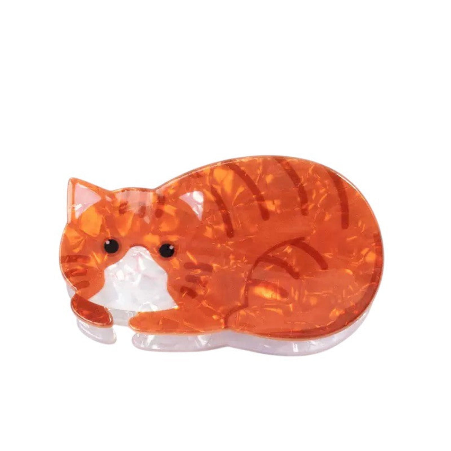 Ginger Cat Claw Clip