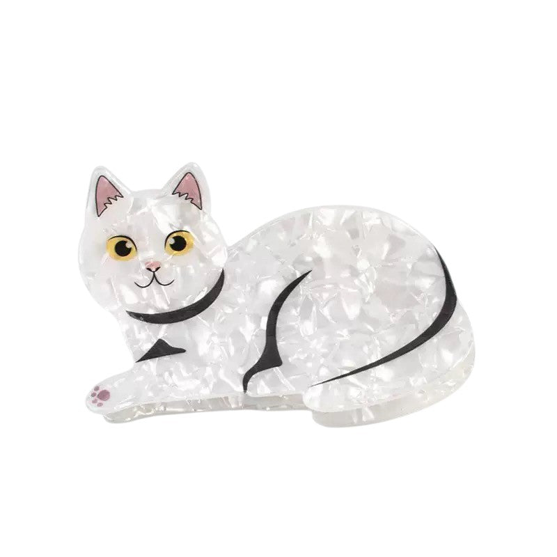 Pearlescent Sparkle Cat Claw Clip