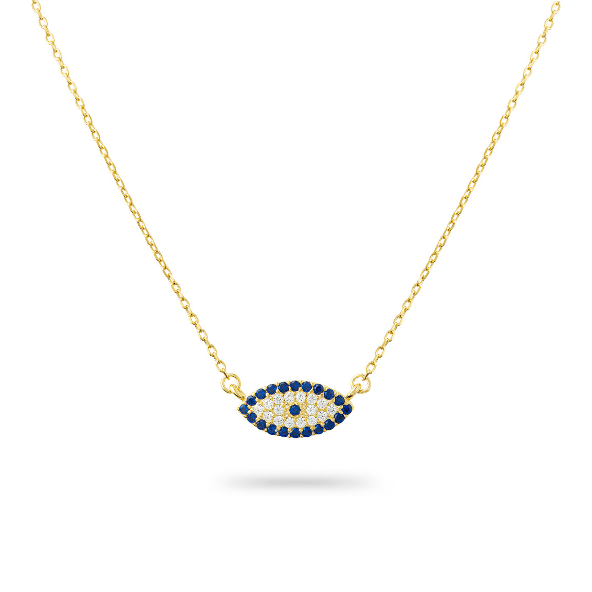 Blue Lucky Evil Eye Necklace