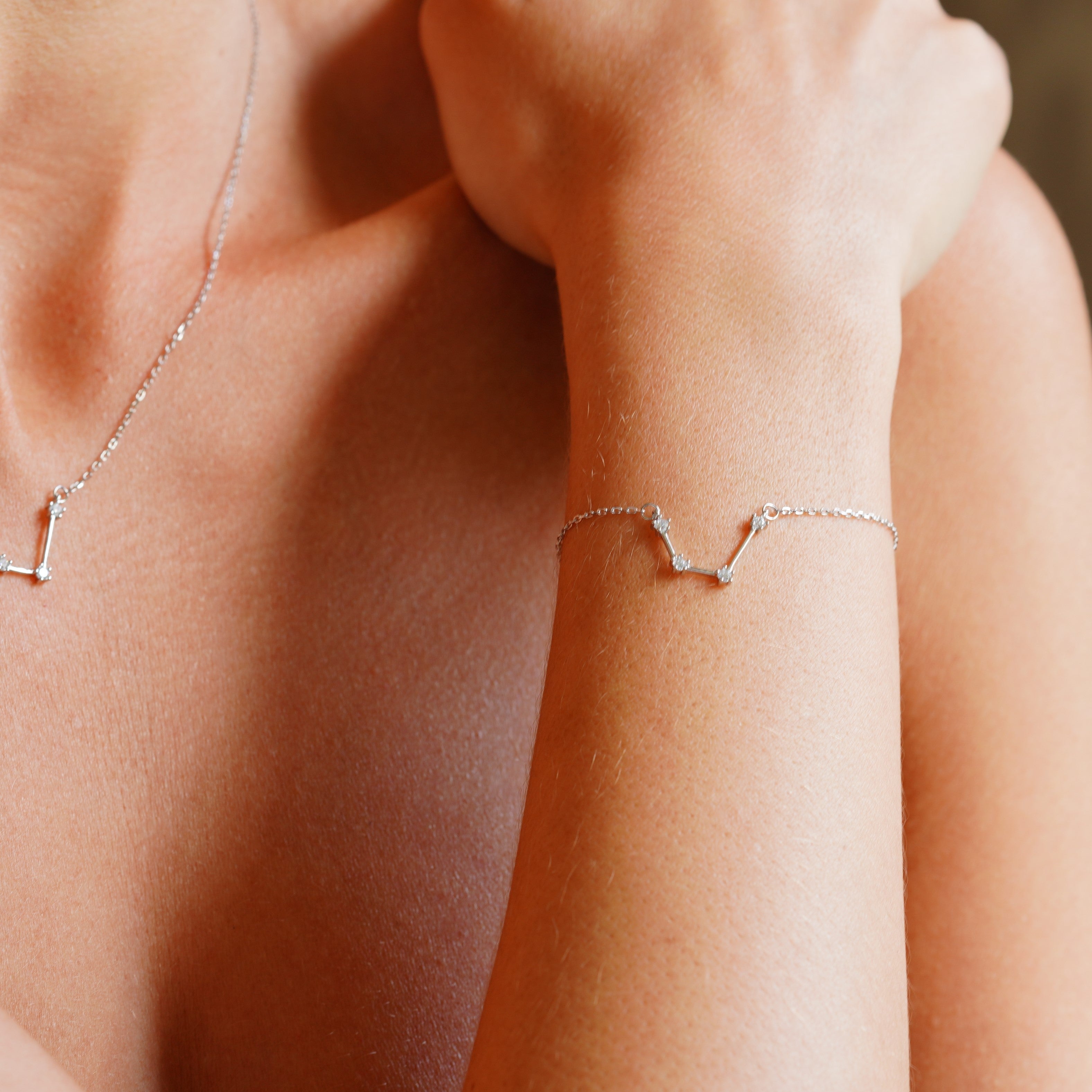 Aquarius Zodiac Constellation Bracelet