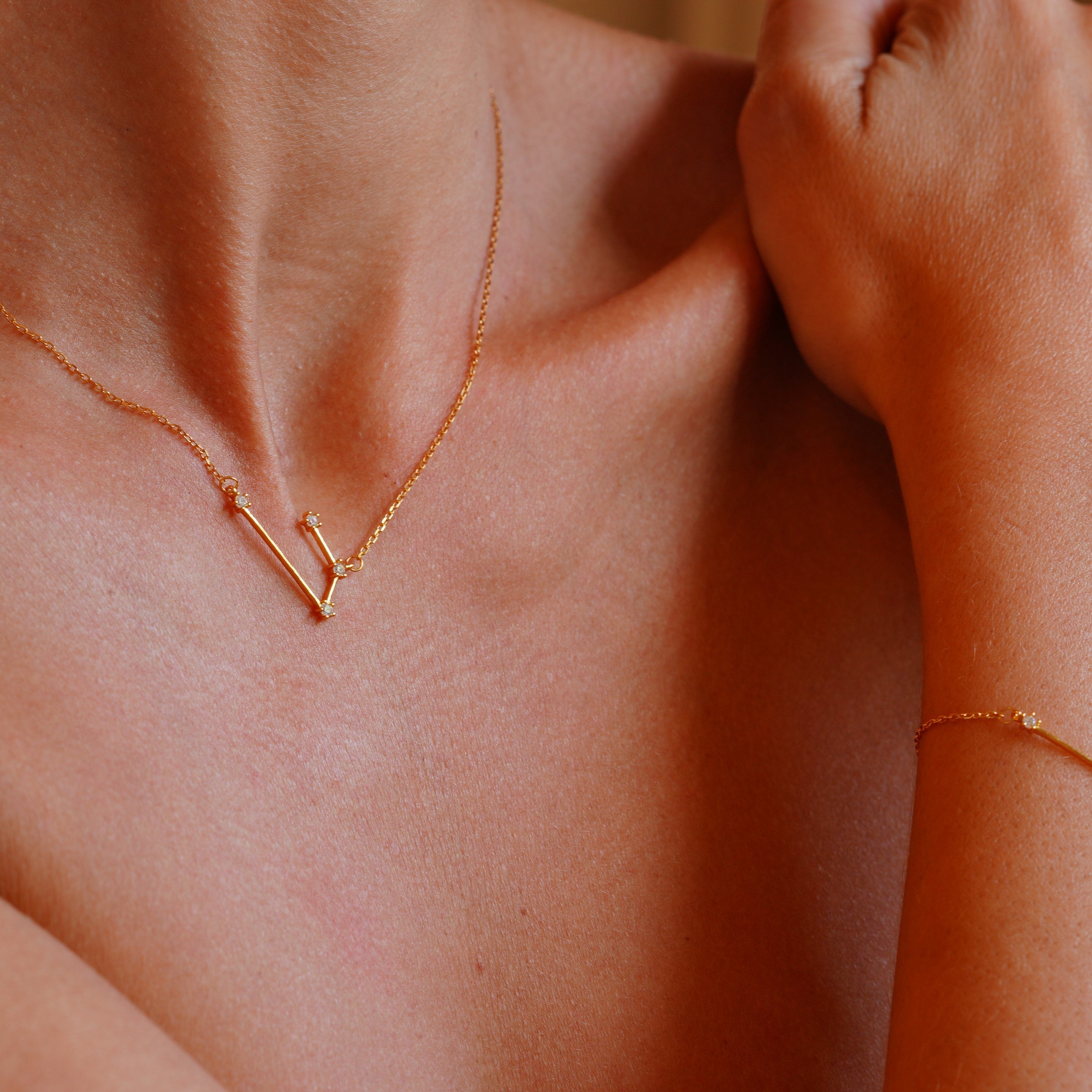 Aries Zodiac Constellation Necklace