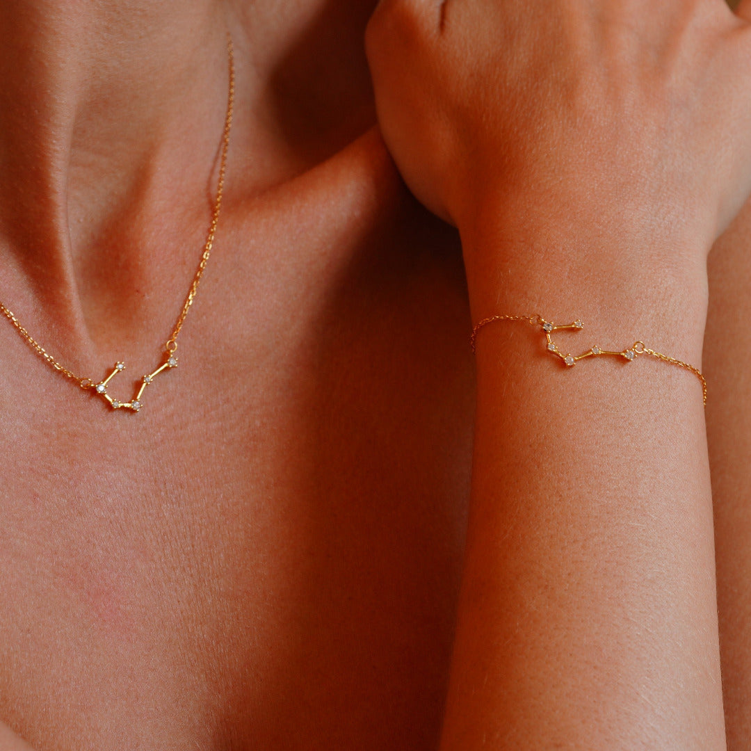 Cancer Zodiac Constellation Bracelet