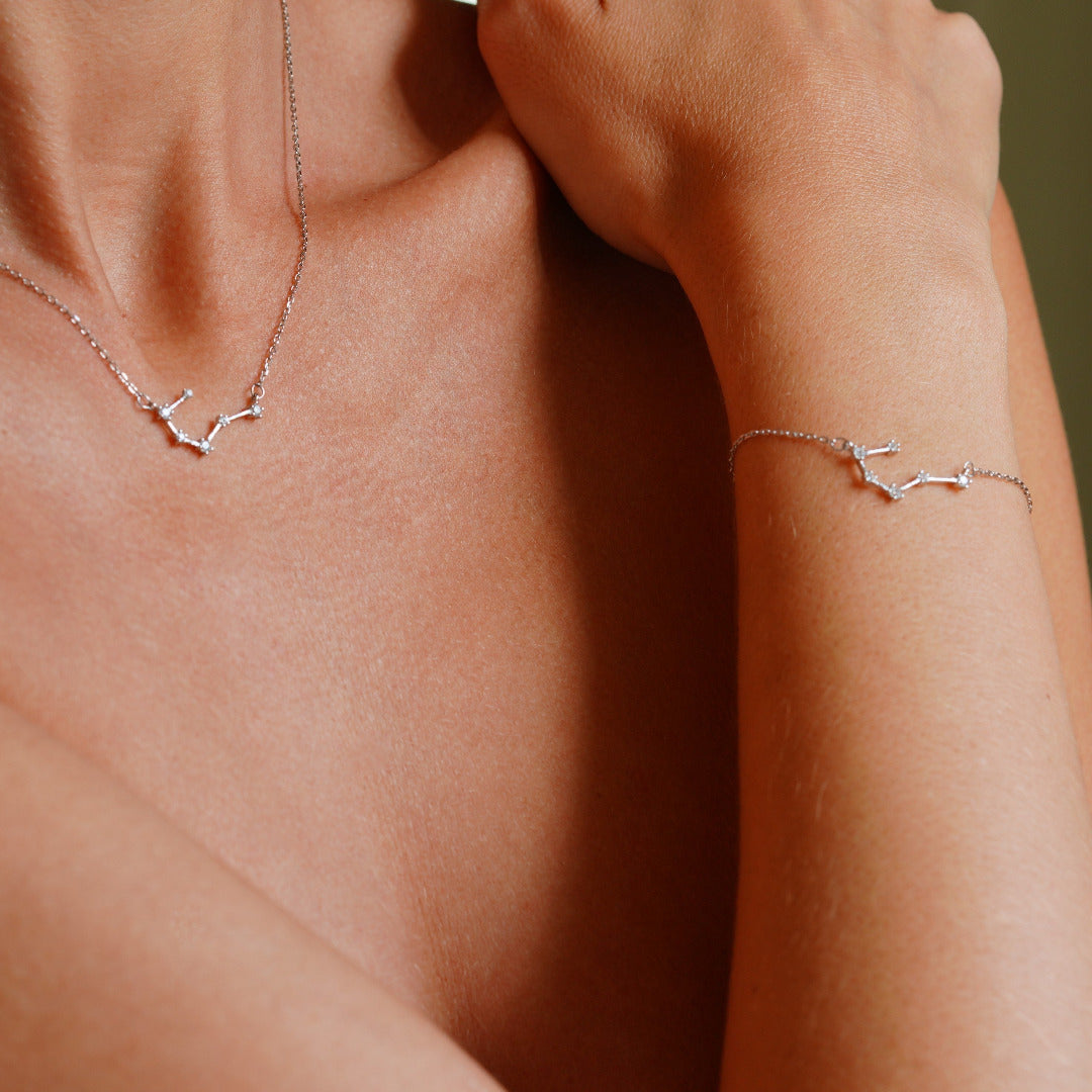 Cancer Zodiac Constellation Bracelet