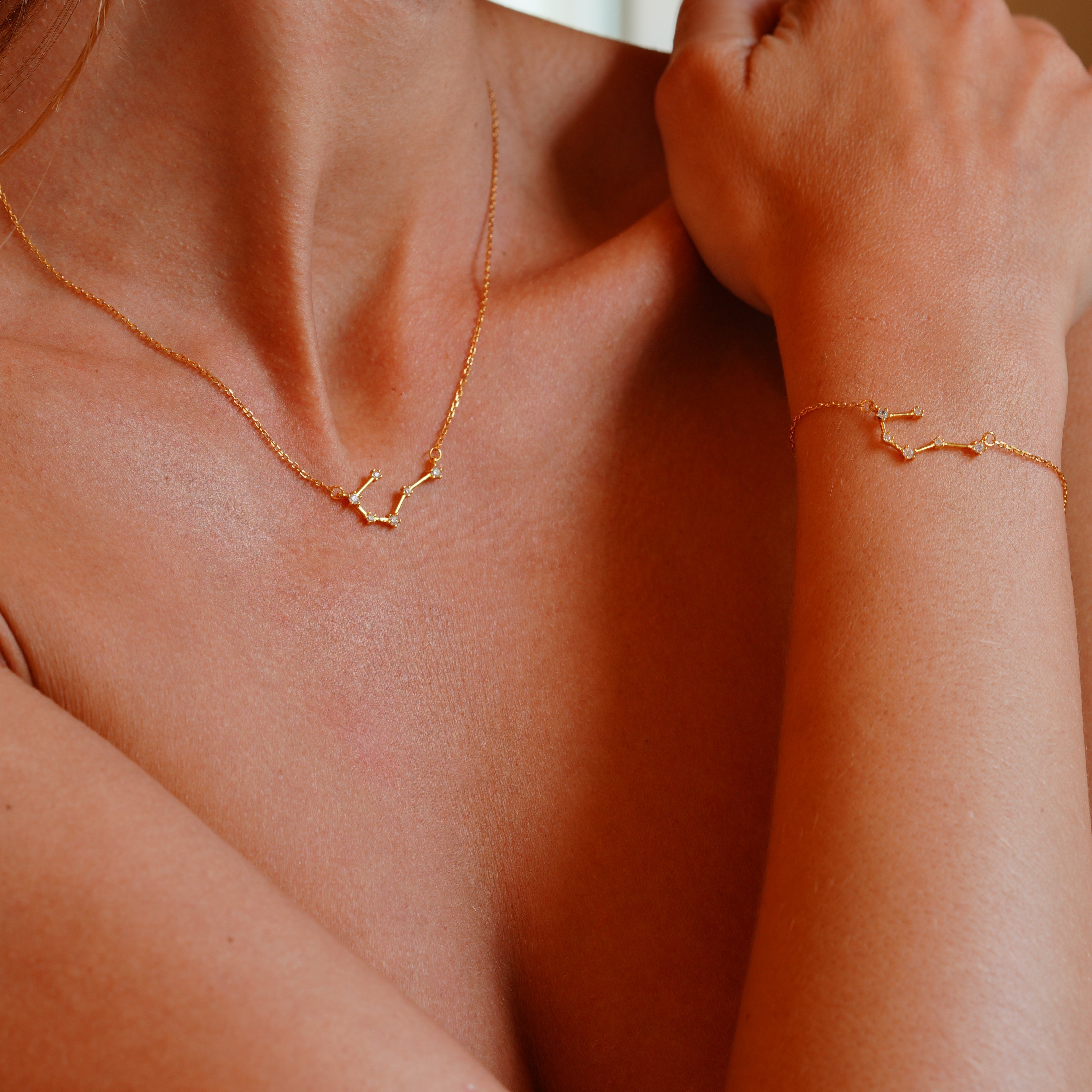 Cancer Zodiac Constellation Necklace